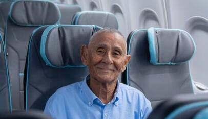 Arajet hace realidad sueño de viajar por primera vez a un dominicano de 95 años Arajet hace realidad sueño de viajar por primera vez a un dominicano de 95 años