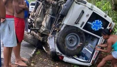 Cinco heridos tras accidente de ambulancia del 9-1-1 en Monte Plata