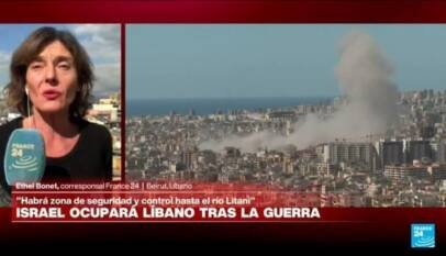 Informe desde Beirut: Israel firma que mantendrá el control de Líbano hasta el río Litani Informe desde Beirut: Israel firma que mantendrá el control de Líbano hasta el río Litani