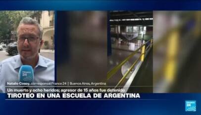 Informe desde Buenos Aires: tiroteo en una escuela de Argentina deja un muerto y ocho heridos Informe desde Buenos Aires: tiroteo en una escuela de Argentina deja un muerto y ocho heridos