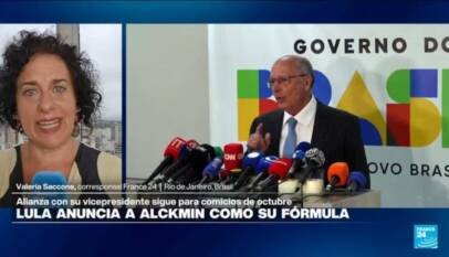 Informe desde Río de Janeiro: Lula anuncia que Alckmin repetirá como su fórmula vicepresidencial