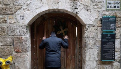 Israel impide celebración del Domingo de Ramos en el Santo Sepulcro