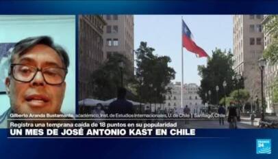 ¿A qué se debe la caída de popular de Kast tras un mes de mandato en Chile?