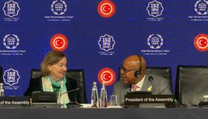 Alfredo Pacheco preside 152.ª Asamblea de la Unión Interparlamentaria (UIP) en Estambul, Turquíao