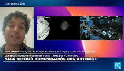 Artemis II: Más lejos que nunca de la Tierra y sin contacto por 40 minutos Artemis II: Más lejos que nunca de la Tierra y sin contacto por 40 minutos