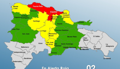 COE eleva a 2 provincias en alerta roja; advierte fuertes lluvias por vaguada COE eleva a 2 provincias en alerta roja; advierte fuertes lluvias por vaguada