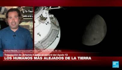 De vuelta a la Luna: Artemis II alcanza distancia récord de la Tierra y contempla la cara oculta del satélite