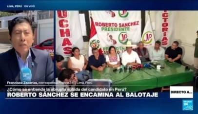 Directo a… Lima y el ascenso de Sánchez al segundo lugar en el conteo de las elecciones de Perú