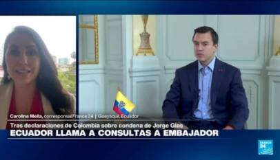 Ecuador llama a consultas a embajador en Colombia tras declaraciones de Petro sobre Jorge Glas Ecuador llama a consultas a embajador en Colombia tras declaraciones de Petro sobre Jorge Glas