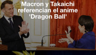 Emmanuel Macron y Sanae Takaichi referencian a ‘Dragon Ball’ con un ‘Kamehameha’