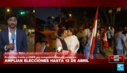 Informe desde Lima: descontento y frustración entre los votantes por irregular jornada electoral Informe desde Lima: descontento y frustración entre los votantes por irregular jornada electoral