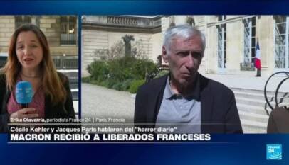 Informe desde París: Cécile Kohler y Jacques Paris llegan a Francia tras estar retenidos en Irán Informe desde París: Cécile Kohler y Jacques Paris llegan a Francia tras estar retenidos en Irán