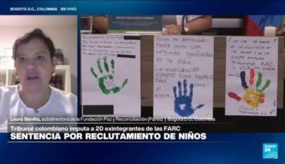 Laura Bonilla: «Las FARC deben reconocer su máxima responsabilidad en el reclutamiento de menores»