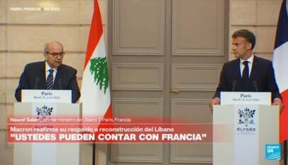 Macron y Salam apuestan por el «desarme» de Hezbolá y retiro de las tropas israelíes del sur del Líbano