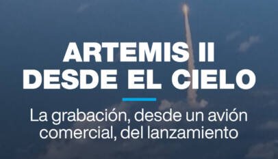 Pasajeros de avión comercial captaron el lanzamiento de Artemis II desde el aire