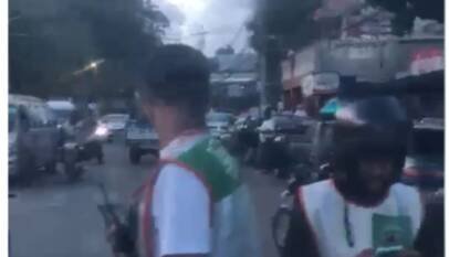 Pasajeros denuncian que motoristas impiden a guaguas de concho recoger usuarios en el km 12 que van hacia El Café de Herrera Pasajeros denuncian que motoristas impiden a guaguas de concho recoger usuarios en el km 12 que van hacia El Café de Herrera