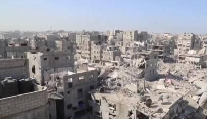 Persisten los ataques israelíes en la Franja de Gaza pese al alto el fuego