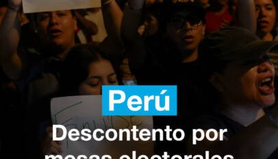 Perú: descontento por mesas electorales que no abrieron Perú: descontento por mesas electorales que no abrieron