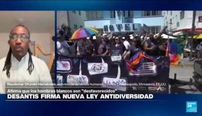 Raudemar Ofunshi Hernandez: «La ley antidiversidad de Florida favorece a cierto sector privilegiado»