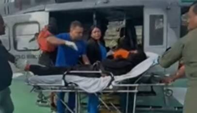 Rescatan a dos turistas en el Pico Duarte mediante evacuación aeromédica