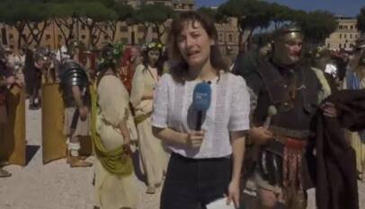 Roma revive su origen con una recreación masiva y un mensaje político por la paz global Roma revive su origen con una recreación masiva y un mensaje político por la paz global