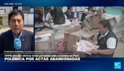 Tribunal electoral de Perú anuncia recuento de 106 actas de la elección presidencial