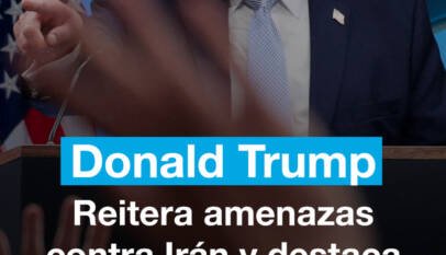 Trump reitera amenazas contra Irán y destaca el rescate de piloto estadounidense