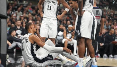 Wembanyama abandona el partido con una conmoción cerebral en derrota ante Blazers