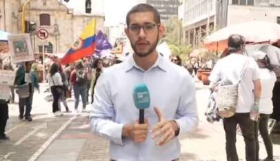 Colombia: manifestaciones en Bogotá, a un mes de las elecciones, por el Día del Trabajo