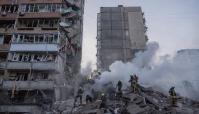 En Ucrania, un muerto y 31 heridos en un amplio ataque aéreo ruso contra Kiev