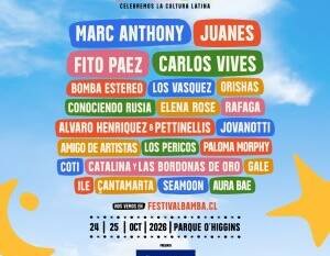 Juanes crea y encabeza 1a edición del festival Bamba en Chile: ‘Donde nuestras culturas se encuentran’ Juanes crea y encabeza 1a edición del festival Bamba en Chile: ‘Donde nuestras culturas se encuentran’