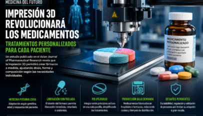 La industria farmacéutica entra en una nueva era: impresión 3D permitirá crear medicamentos personalizados La industria farmacéutica entra en una nueva era: impresión 3D permitirá crear medicamentos personalizados
