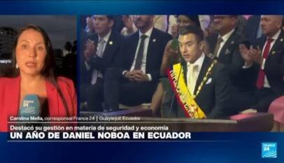 La «mano dura» de Noboa cumple un año en el poder y celebra logros económicos y de seguridad