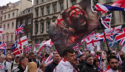 Miles toman las calles de Londres entre protestas de extrema derecha y concentraciones propalestinas Miles toman las calles de Londres entre protestas de extrema derecha y concentraciones propalestinas