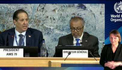 Ministro Víctor Atallah toma posesión como presidente de la Asamblea Mundial de la Salud