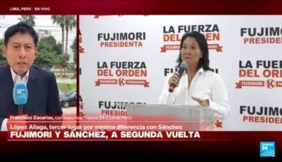 Perú oficializa segunda vuelta entre Keiko Fujimori y Roberto Sánchez