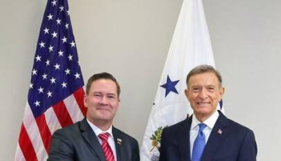 Roberto Álvarez y embajador de EE.UU. en la ONU abordan resolución sobre Haití en Nueva York