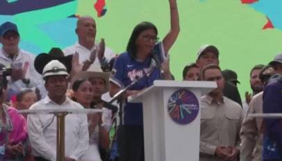 Venezuela: Delcy Rodríguez viaja a La Haya en disputa por el Esequibo