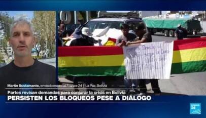 Avanzan diálogos entre la COB y el Gobierno de Bolivia pero persisten los bloqueos Avanzan diálogos entre la COB y el Gobierno de Bolivia pero persisten los bloqueos