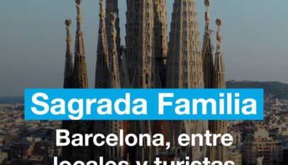 Barcelona: entre locales y turistas en la Sagrada Familia Barcelona: entre locales y turistas en la Sagrada Familia