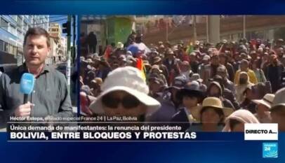 El ministro de Defensa de Bolivia renuncia en medio de las protestas contra el presidente Paz