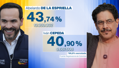 Elecciones en Colombia: De la Espriella y Cepeda se enfrentarán en segunda vuelta Elecciones en Colombia: De la Espriella y Cepeda se enfrentarán en segunda vuelta