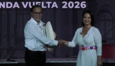 Fujimori y Sánchez se enfrentan en debate presidencial previo a segunda vuelta