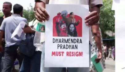 India: Partido de las Cucarachas organiza su primera manifestación contra el Gobierno India: Partido de las Cucarachas organiza su primera manifestación contra el Gobierno