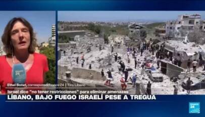 Informe desde Beirut: baja intensidad de ataques israelíes contra Hezbolá, pero no se detienen