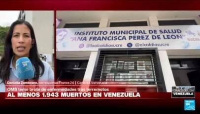 Informe desde Caracas: falta de material quirúrgico y ambulancias en los hospitales tras terremotos
