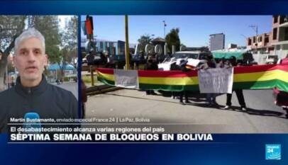 Informe desde La Paz: se cumplen siete semanas de bloqueos en Bolivia