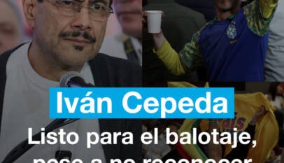 Iván Cepeda: listo para el balotaje, pese a no reconocer resultado del preconteo Iván Cepeda: listo para el balotaje, pese a no reconocer resultado del preconteo