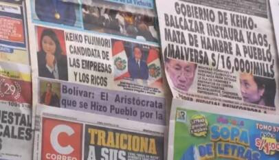 Perú se prepara para el balotaje tras el cierre de campañas de Fujimori y Sánchez Perú se prepara para el balotaje tras el cierre de campañas de Fujimori y Sánchez