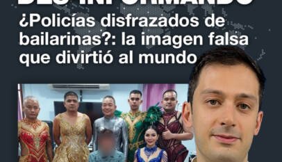 ¿Policías disfrazados de bailarinas? La imagen falsa que divirtió al mundo ¿Policías disfrazados de bailarinas? La imagen falsa que divirtió al mundo